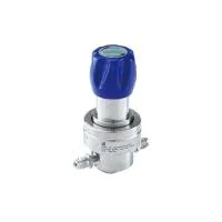 Регулятор AMFLO UHP AU24 Материал: Код S (Body-SUS316L VAR; Gland-SUS316L;Poppet, Nozzle,Diaphragm-Hastelloy®C-22; Seat: PCTFE) ; Поверхность 0.25 um; 2х портовый, вх. давл. 159 бар, CV-0.45