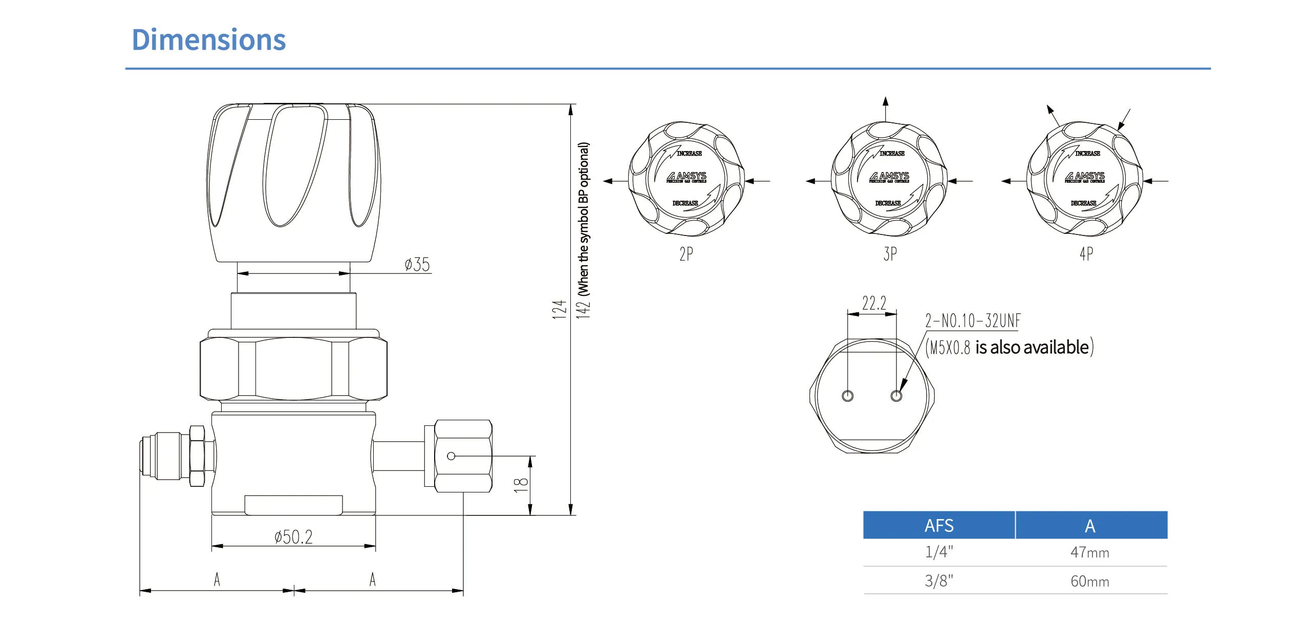 Регулятор AMFLO UHP AU21 Материал: Код SHP (Body-SUS316L VAR,Poppet, Nozzle,Diaphragm- Hastelloy® C-22, Gland-SUS316L, Seat: PCTFE) ; Поверхность 0.13 um; 2х портовый, CV-0.09