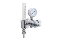 Регулятор давления с расходомером AMFLO R195TC-25L для CO2 двухступенчатый, регулировка потока до 25л/мин. латунный, для MIG/TIG с манометром, PRV, входное давление до 150 бар,  выходное 3,5 бара / Gas regulator R195ТC-25L
