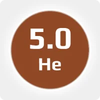 Гелий (He) марка 5.0  (99,999%) в баллоне  50 л, 300 бар, соединение  G 3/4 (DIN 9)