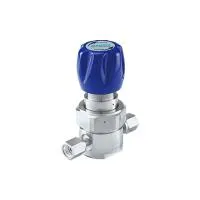 Регулятор AMFLO UHP AU21 Материал: Код ZHP (Body,Gland-SUS316L, Poppet, Nozzle, Diaphragm - Hastelloy® C-22, Seat: PCTFE) ; Поверхность 0.13 um; 2х портовый, CV-0.09
